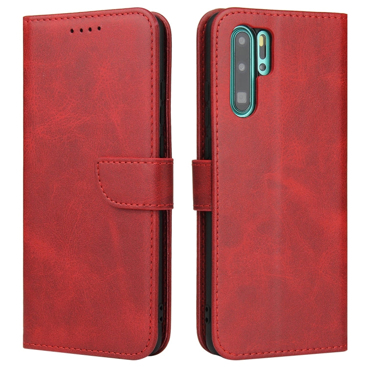 For Huawei P30 Pro Calf Texture Buckle Horizontal Flip Leather Case with Holder & Card Slots & Wallet