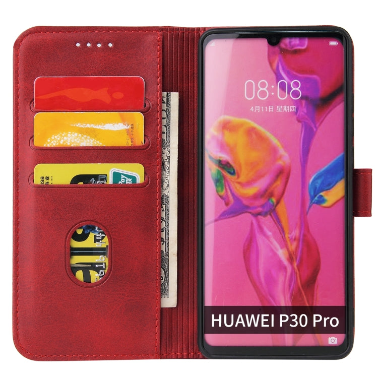 For Huawei P30 Pro Calf Texture Buckle Horizontal Flip Leather Case with Holder & Card Slots & Wallet