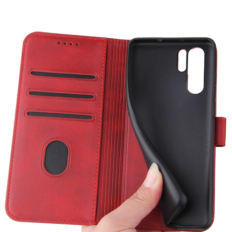For Huawei P30 Pro Calf Texture Buckle Horizontal Flip Leather Case with Holder & Card Slots & Wallet