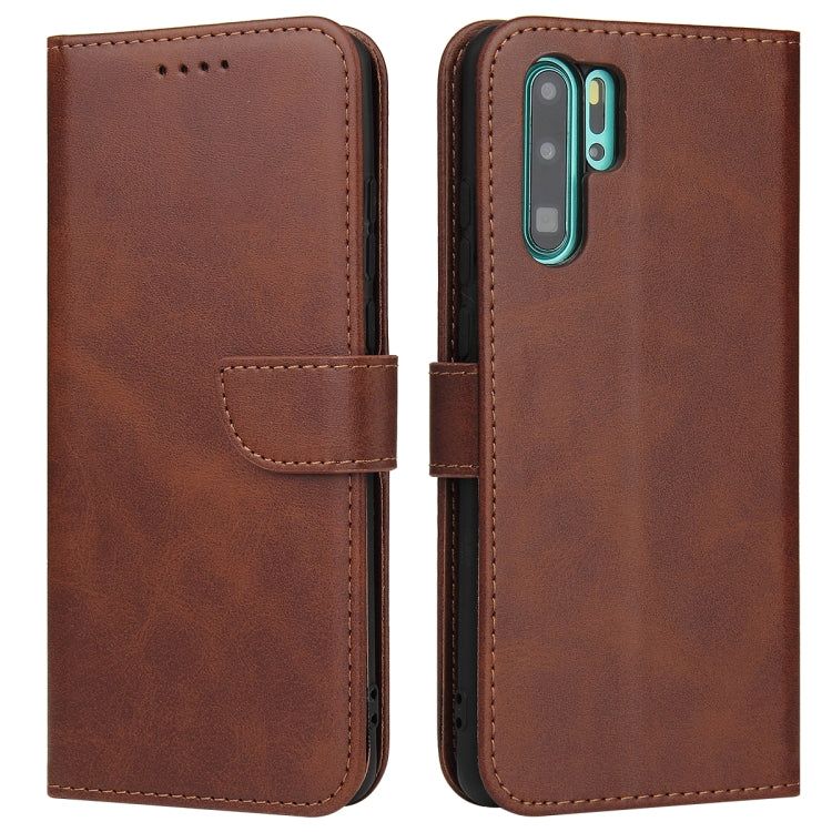 For Huawei P30 Pro Calf Texture Buckle Horizontal Flip Leather Case with Holder & Card Slots & Wallet