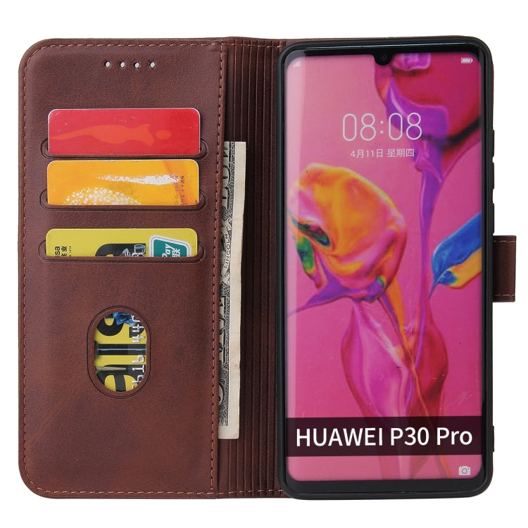 For Huawei P30 Pro Calf Texture Buckle Horizontal Flip Leather Case with Holder & Card Slots & Wallet