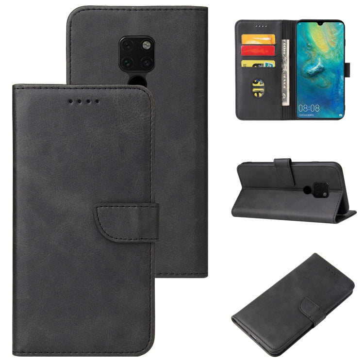 For Huawei Mate 20 Calf Texture Buckle Horizontal Flip Leather Case with Holder & Card Slots & Wallet