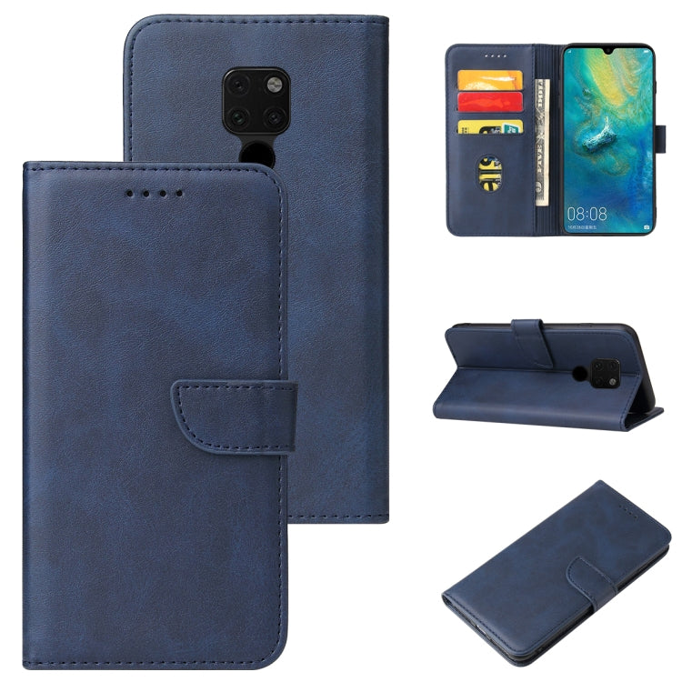 For Huawei Mate 20 Calf Texture Buckle Horizontal Flip Leather Case with Holder & Card Slots & Wallet