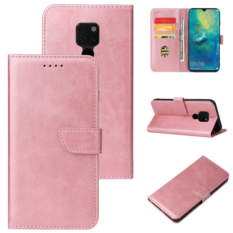 For Huawei Mate 20 Calf Texture Buckle Horizontal Flip Leather Case with Holder & Card Slots & Wallet
