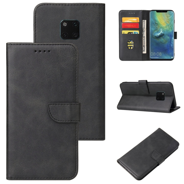 For Huawei Mate 20 Pro Calf Texture Buckle Horizontal Flip Leather Case with Holder & Card Slots & Wallet
