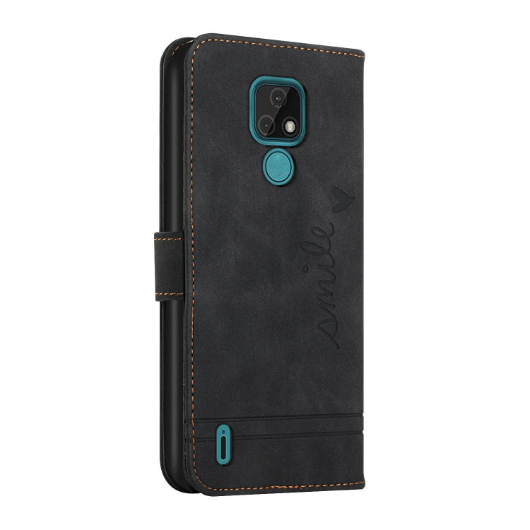 For Motorola Moto E7 Retro Skin Feel Horizontal Flip Soft TPU + PU Leather Case with Holder & Card Slots & Photo Frame