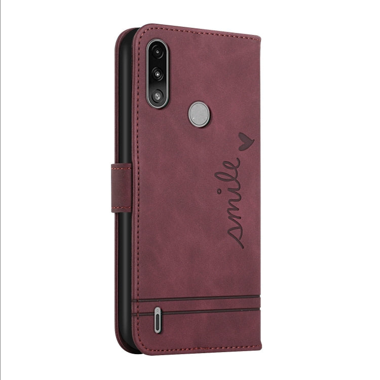 For Motorola Moto E7 Power Retro Skin Feel Horizontal Flip Soft TPU + PU Leather Case with Holder & Card Slots & Photo Frame
