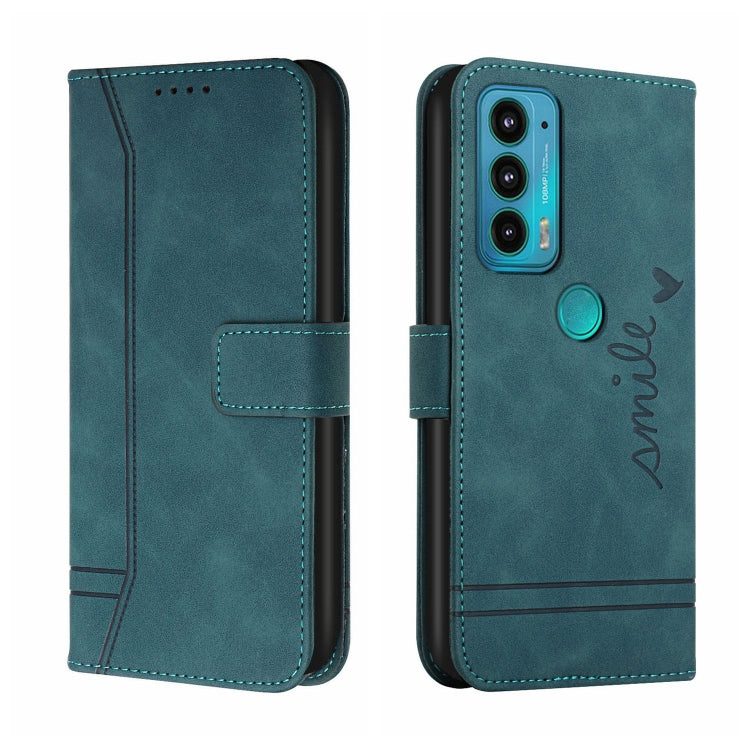 For Motorola Moto Edge 20 Retro Skin Feel Horizontal Flip Soft TPU + PU Leather Case with Holder & Card Slots & Photo Frame