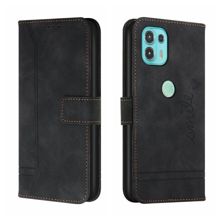 For Motorola Moto Edge 20 Lite Retro Skin Feel Horizontal Flip Soft TPU + PU Leather Case with Holder & Card Slots & Photo Frame
