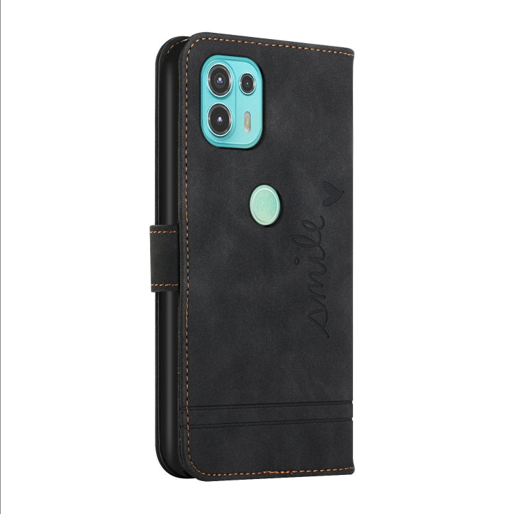 For Motorola Moto Edge 20 Lite Retro Skin Feel Horizontal Flip Soft TPU + PU Leather Case with Holder & Card Slots & Photo Frame