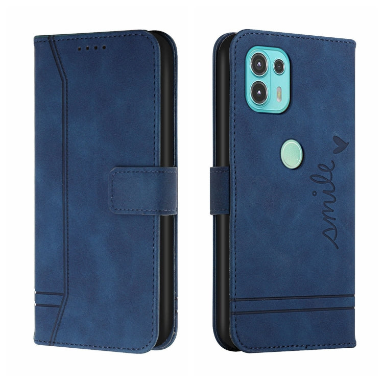 For Motorola Moto Edge 20 Lite Retro Skin Feel Horizontal Flip Soft TPU + PU Leather Case with Holder & Card Slots & Photo Frame