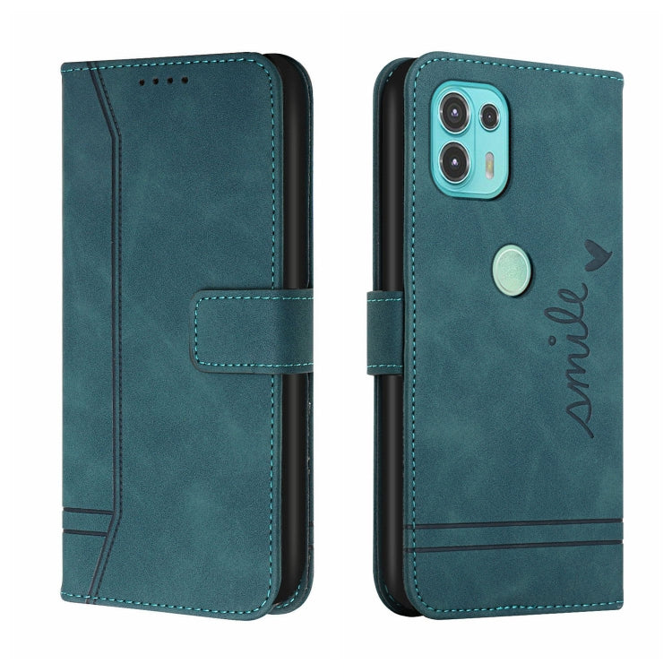 For Motorola Moto Edge 20 Lite Retro Skin Feel Horizontal Flip Soft TPU + PU Leather Case with Holder & Card Slots & Photo Frame