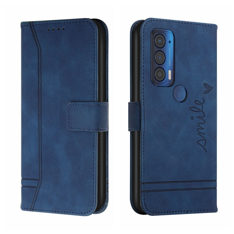 For Motorola Moto Edge 2021 Retro Skin Feel Horizontal Flip Soft TPU + PU Leather Case with Holder & Card Slots & Photo Frame