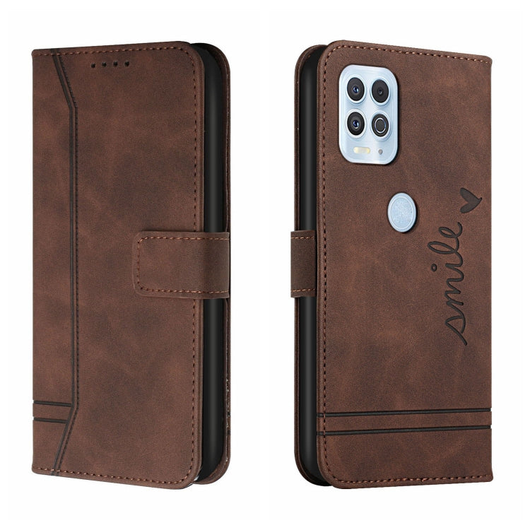 For Motorola Moto Edge S Retro Skin Feel Horizontal Flip Soft TPU + PU Leather Case with Holder & Card Slots & Photo Frame