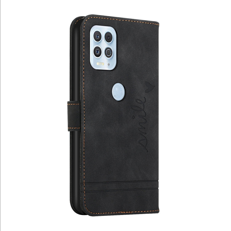 For Motorola Moto Edge S Retro Skin Feel Horizontal Flip Soft TPU + PU Leather Case with Holder & Card Slots & Photo Frame