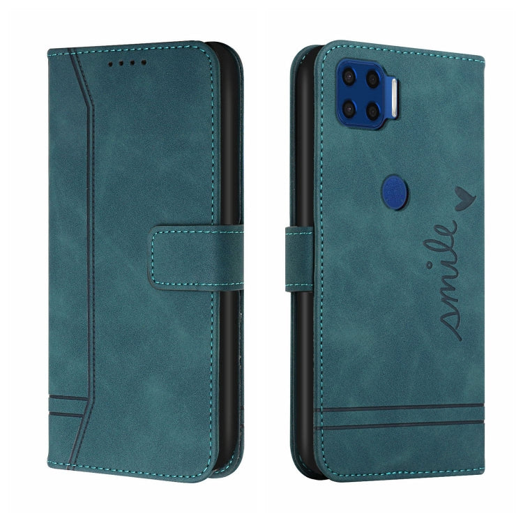 For Motorola Moto G 5G Plus Retro Skin Feel Horizontal Flip Soft TPU + PU Leather Case with Holder & Card Slots & Photo Frame