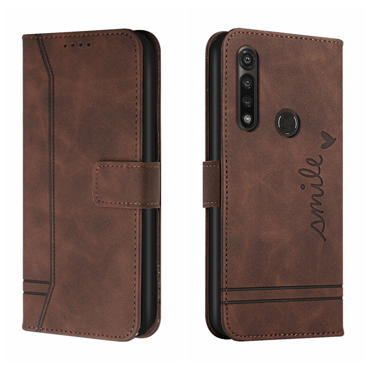 For Motorola Moto G Power 2020 Retro Skin Feel Horizontal Flip Soft TPU + PU Leather Case with Holder & Card Slots & Photo Frame