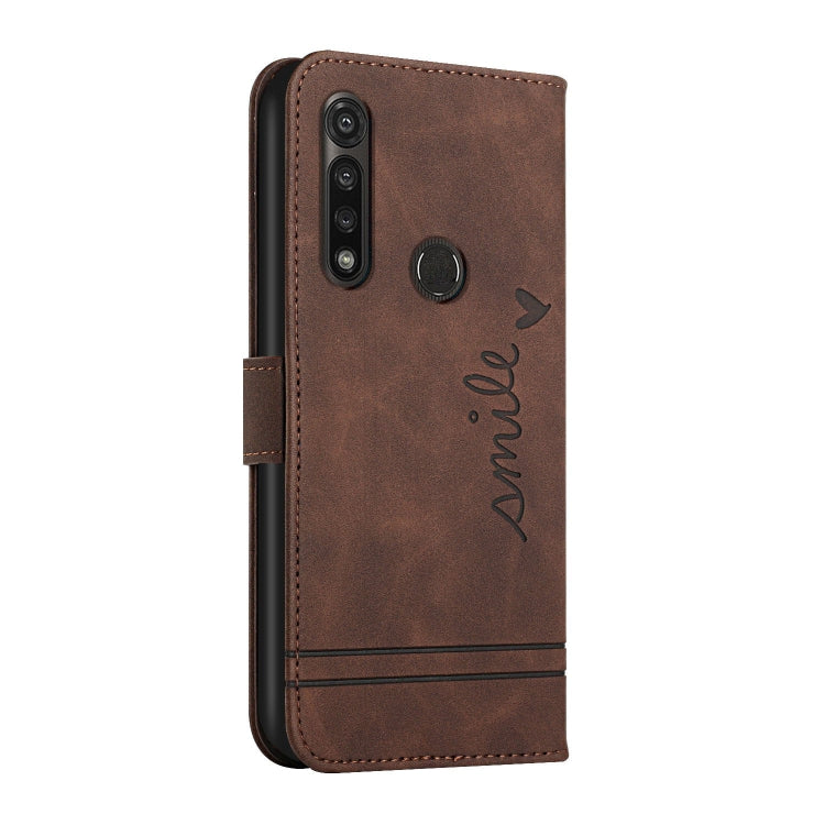 For Motorola Moto G Power 2020 Retro Skin Feel Horizontal Flip Soft TPU + PU Leather Case with Holder & Card Slots & Photo Frame