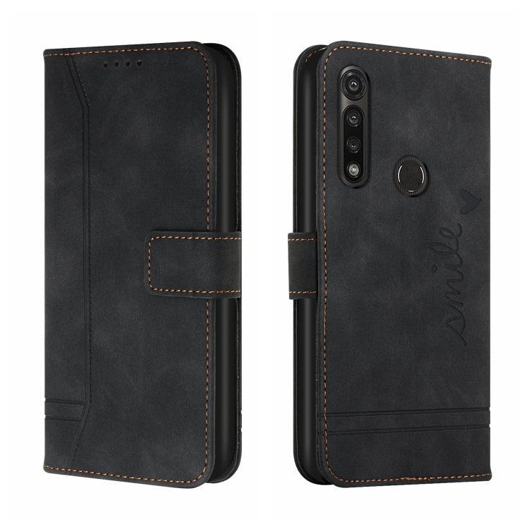 For Motorola Moto G Power 2020 Retro Skin Feel Horizontal Flip Soft TPU + PU Leather Case with Holder & Card Slots & Photo Frame