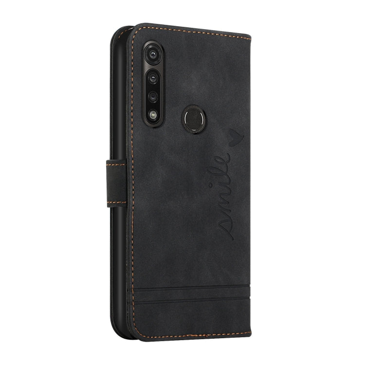 For Motorola Moto G Power 2020 Retro Skin Feel Horizontal Flip Soft TPU + PU Leather Case with Holder & Card Slots & Photo Frame