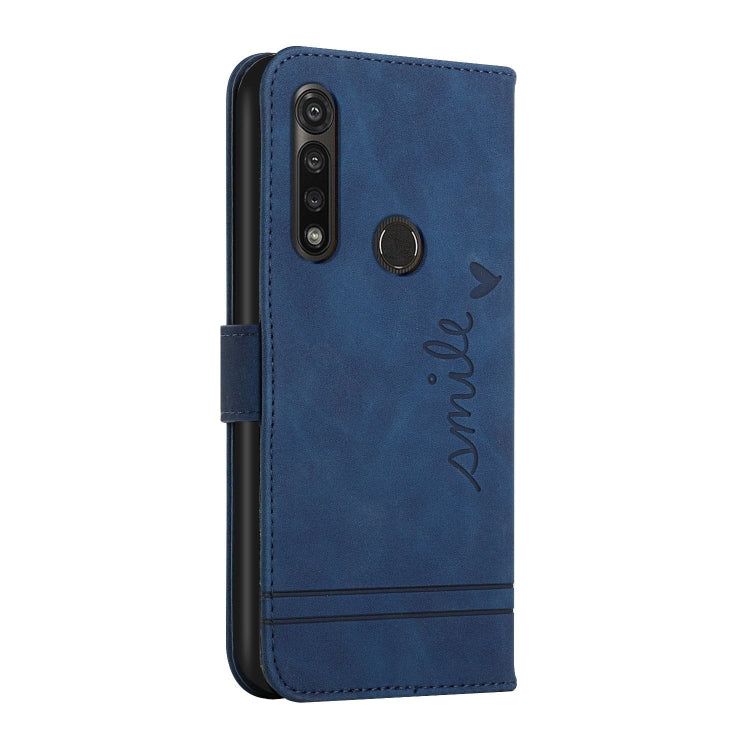 For Motorola Moto G Power 2020 Retro Skin Feel Horizontal Flip Soft TPU + PU Leather Case with Holder & Card Slots & Photo Frame