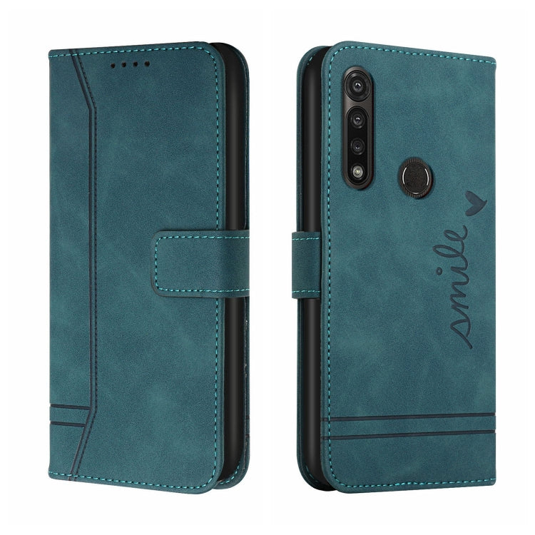 For Motorola Moto G Power 2020 Retro Skin Feel Horizontal Flip Soft TPU + PU Leather Case with Holder & Card Slots & Photo Frame