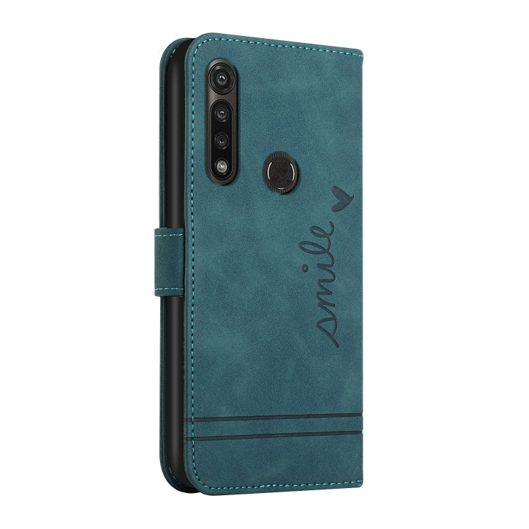 For Motorola Moto G Power 2020 Retro Skin Feel Horizontal Flip Soft TPU + PU Leather Case with Holder & Card Slots & Photo Frame