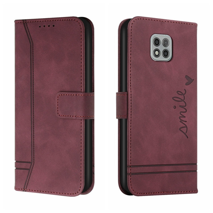 For Motorola Moto G Power 2021 Retro Skin Feel Horizontal Flip Soft TPU + PU Leather Case with Holder & Card Slots & Photo Frame