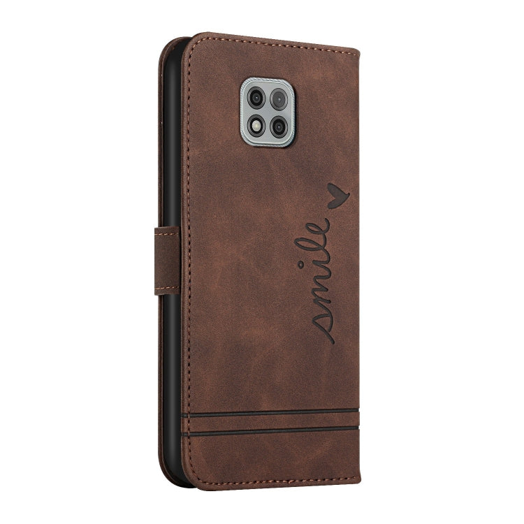 For Motorola Moto G Power 2021 Retro Skin Feel Horizontal Flip Soft TPU + PU Leather Case with Holder & Card Slots & Photo Frame