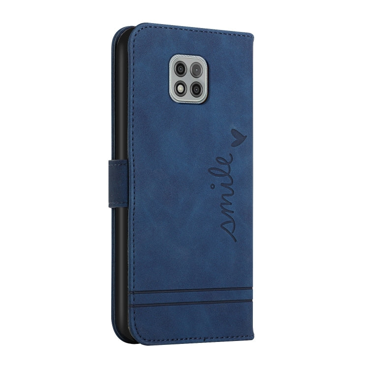 For Motorola Moto G Power 2021 Retro Skin Feel Horizontal Flip Soft TPU + PU Leather Case with Holder & Card Slots & Photo Frame