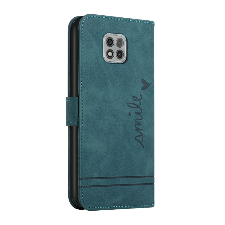 For Motorola Moto G Power 2021 Retro Skin Feel Horizontal Flip Soft TPU + PU Leather Case with Holder & Card Slots & Photo Frame