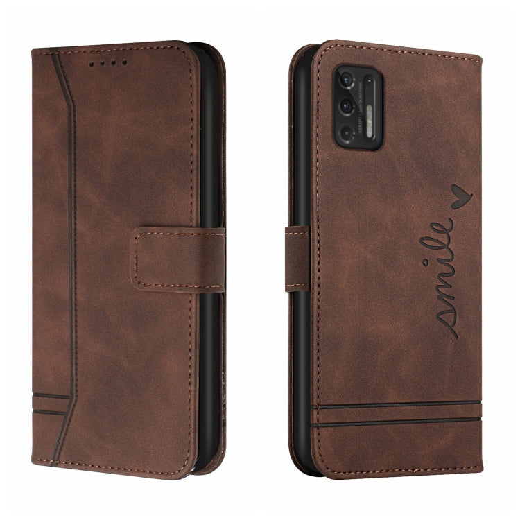 For Motorola Moto G Stylus 2021 Retro Skin Feel Horizontal Flip Soft TPU + PU Leather Case with Holder & Card Slots & Photo Frame