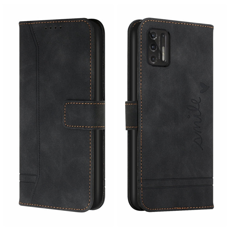 For Motorola Moto G Stylus 2021 Retro Skin Feel Horizontal Flip Soft TPU + PU Leather Case with Holder & Card Slots & Photo Frame