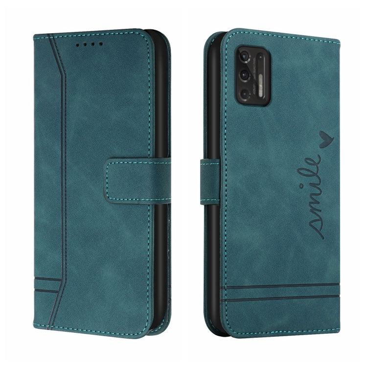For Motorola Moto G Stylus 2021 Retro Skin Feel Horizontal Flip Soft TPU + PU Leather Case with Holder & Card Slots & Photo Frame