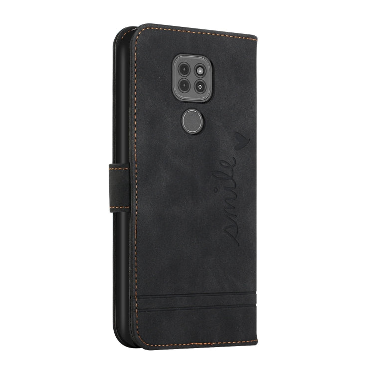 For Motorola Moto G9 Play Retro Skin Feel Horizontal Flip Soft TPU + PU Leather Case with Holder & Card Slots & Photo Frame