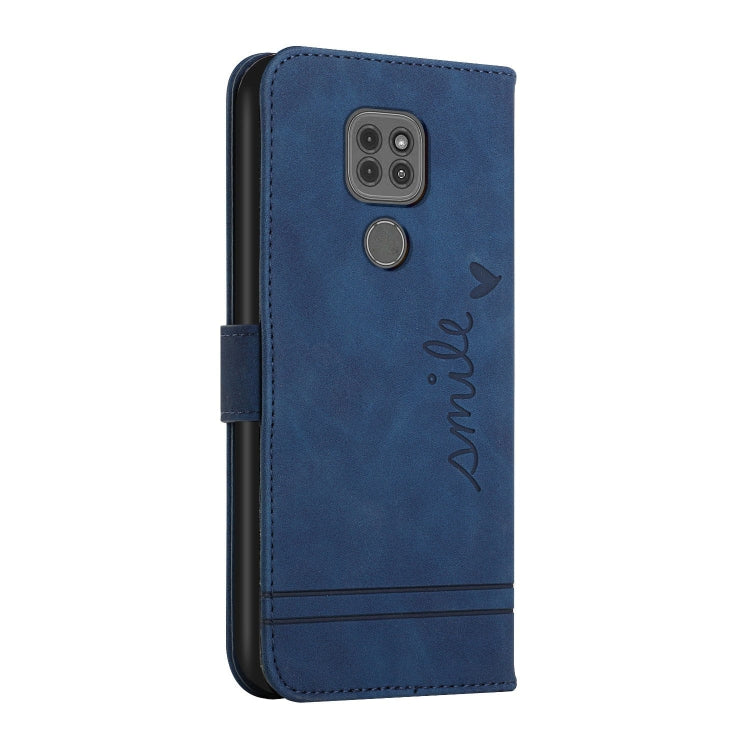 For Motorola Moto G9 Play Retro Skin Feel Horizontal Flip Soft TPU + PU Leather Case with Holder & Card Slots & Photo Frame