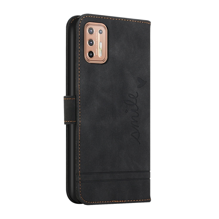 For Motorola Moto G9 Plus Retro Skin Feel Horizontal Flip Soft TPU + PU Leather Case with Holder & Card Slots & Photo Frame