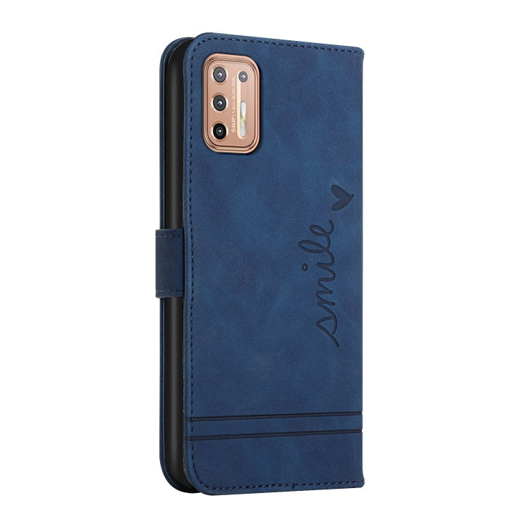 For Motorola Moto G9 Plus Retro Skin Feel Horizontal Flip Soft TPU + PU Leather Case with Holder & Card Slots & Photo Frame