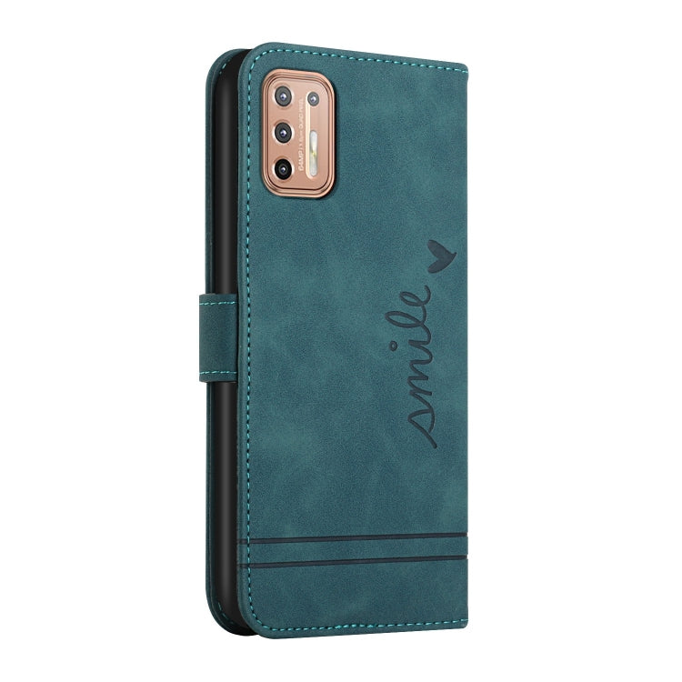 For Motorola Moto G9 Plus Retro Skin Feel Horizontal Flip Soft TPU + PU Leather Case with Holder & Card Slots & Photo Frame