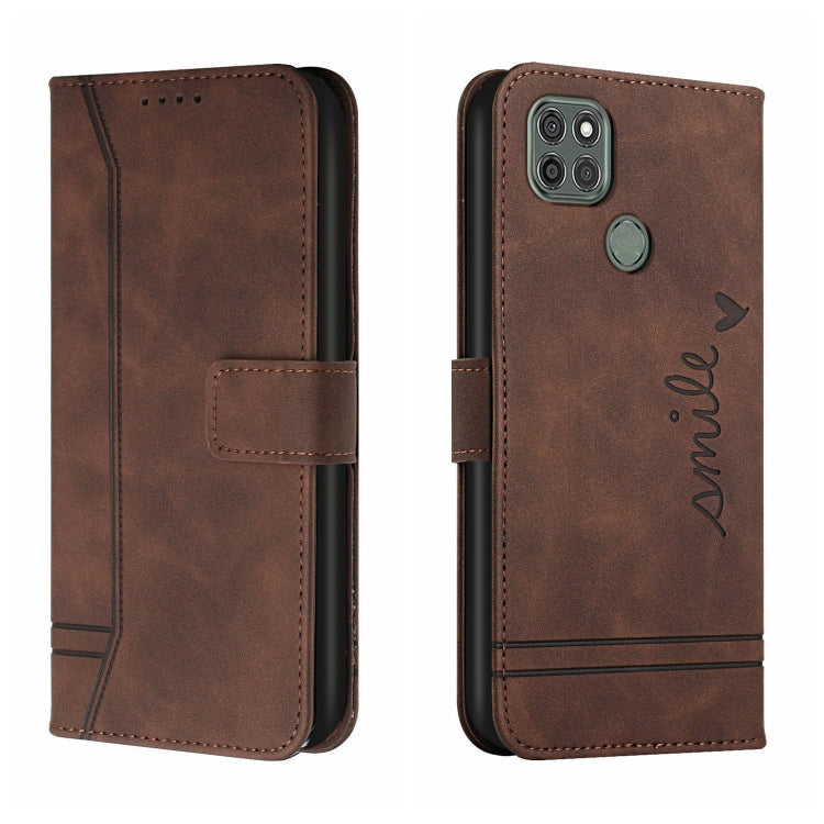 For Motorola Moto G9 Power Retro Skin Feel Horizontal Flip Soft TPU + PU Leather Case with Holder & Card Slots & Photo Frame