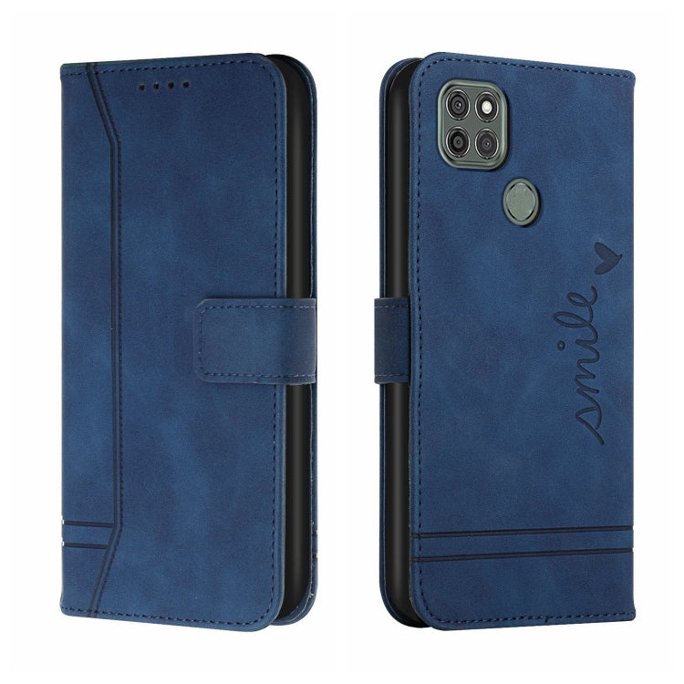 For Motorola Moto G9 Power Retro Skin Feel Horizontal Flip Soft TPU + PU Leather Case with Holder & Card Slots & Photo Frame