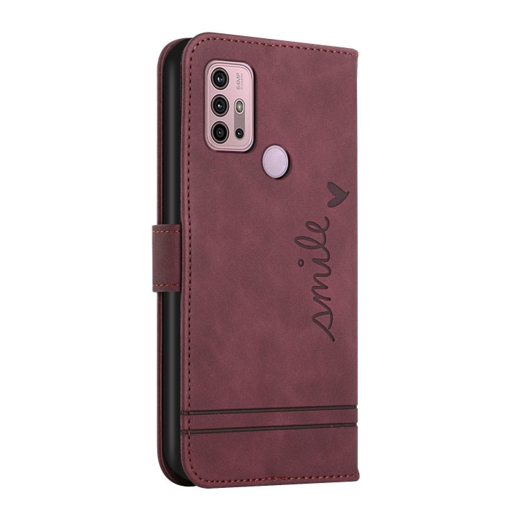 For Motorola Moto G10 / G20 / G30 Retro Skin Feel Horizontal Flip Soft TPU + PU Leather Case with Holder & Card Slots & Photo Frame