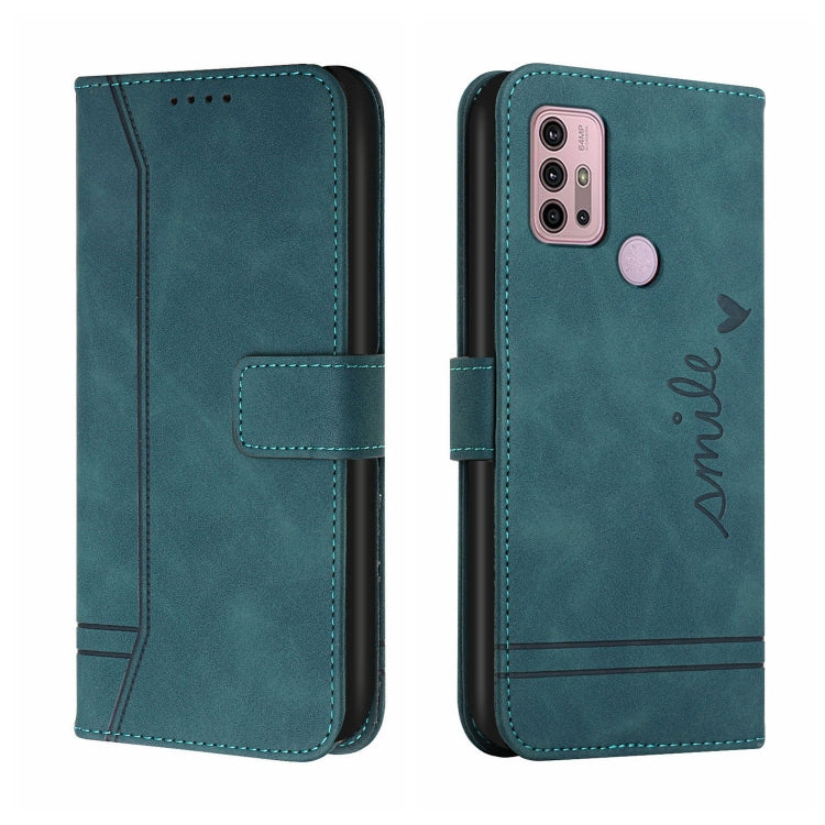 For Motorola Moto G10 / G20 / G30 Retro Skin Feel Horizontal Flip Soft TPU + PU Leather Case with Holder & Card Slots & Photo Frame