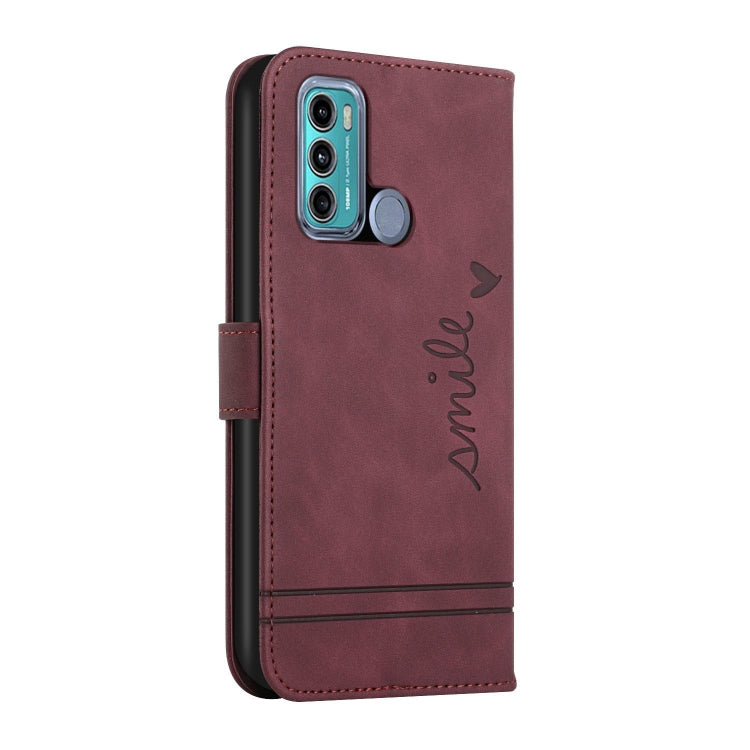 For Motorola Moto G40 / G60 Retro Skin Feel Horizontal Flip Soft TPU + PU Leather Case with Holder & Card Slots & Photo Frame