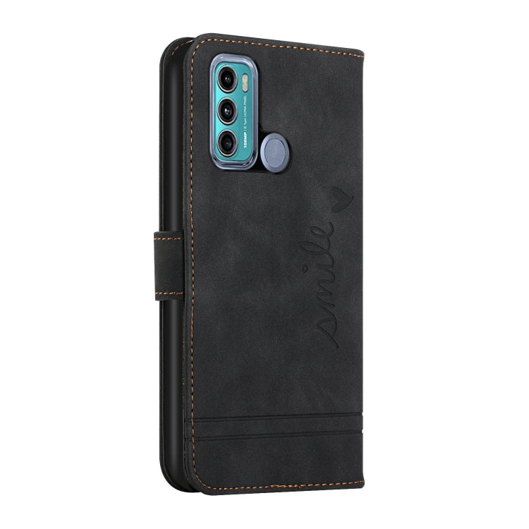For Motorola Moto G40 / G60 Retro Skin Feel Horizontal Flip Soft TPU + PU Leather Case with Holder & Card Slots & Photo Frame