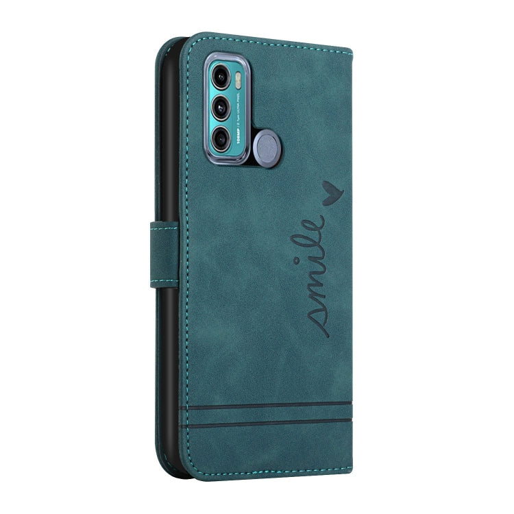 For Motorola Moto G40 / G60 Retro Skin Feel Horizontal Flip Soft TPU + PU Leather Case with Holder & Card Slots & Photo Frame