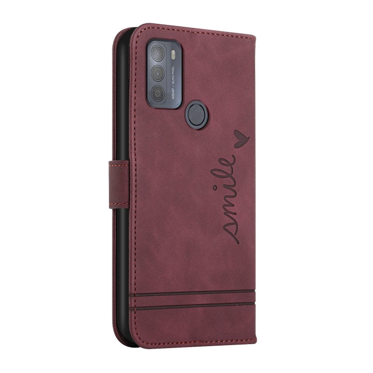 For Motorola Moto G50 Retro Skin Feel Horizontal Flip Soft TPU + PU Leather Case with Holder & Card Slots & Photo Frame
