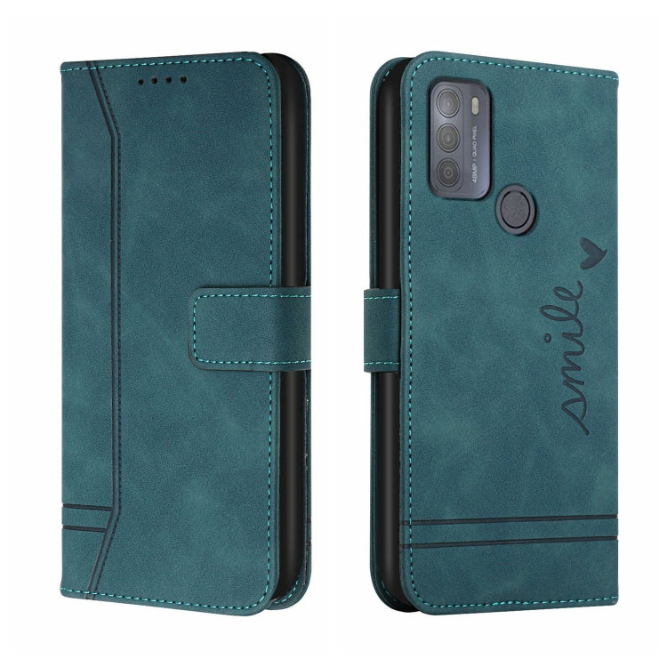 For Motorola Moto G50 Retro Skin Feel Horizontal Flip Soft TPU + PU Leather Case with Holder & Card Slots & Photo Frame