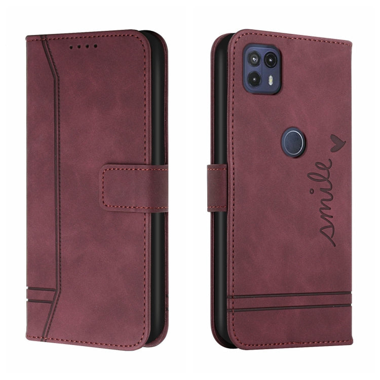 For Motorola Moto G50 5G Retro Skin Feel Horizontal Flip Soft TPU + PU Leather Case with Holder & Card Slots & Photo Frame