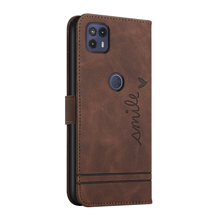 For Motorola Moto G50 5G Retro Skin Feel Horizontal Flip Soft TPU + PU Leather Case with Holder & Card Slots & Photo Frame